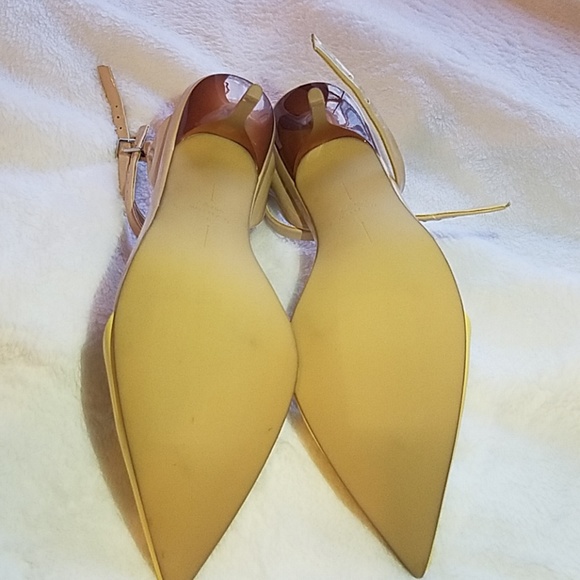 Zara Yellow Sling Backs - Picture 3 of 8